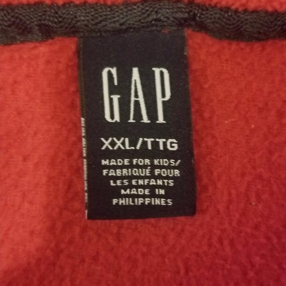 Red Kids Gap Hoodie - Picture 3 of 4